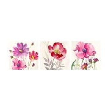 Pink Painterly Poppies Canvas Wall Art Pink Painterly Poppies Canvas Wall Art