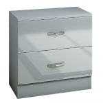 Chilton Grey Grey 2 Drawer bedside co